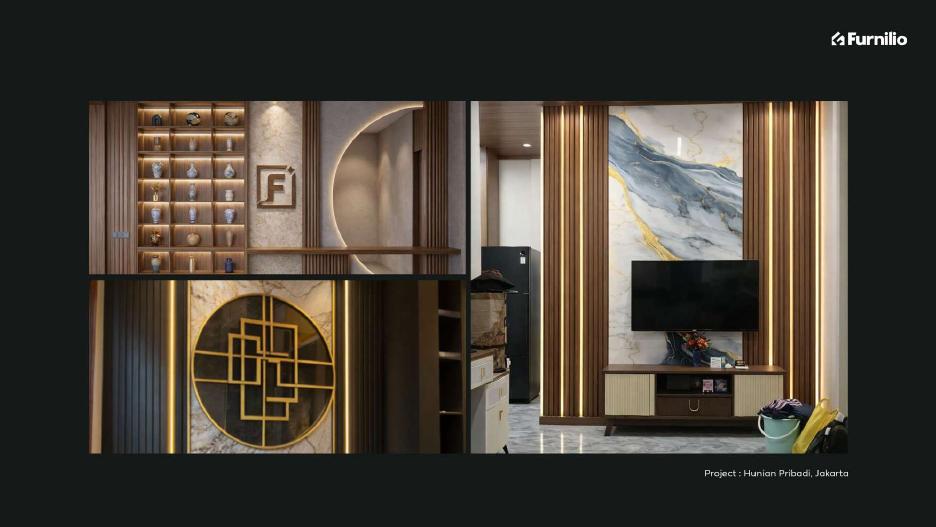 Portfolio hunian pribadi Jakarta oleh Furnilio