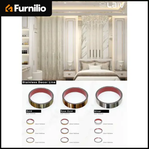 [AKS-3189] Stainless Decor Line