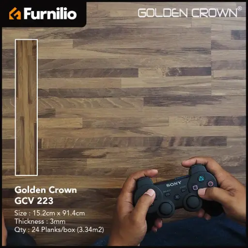 [VIN3-3271] Vinyl Golden Crown 3mm