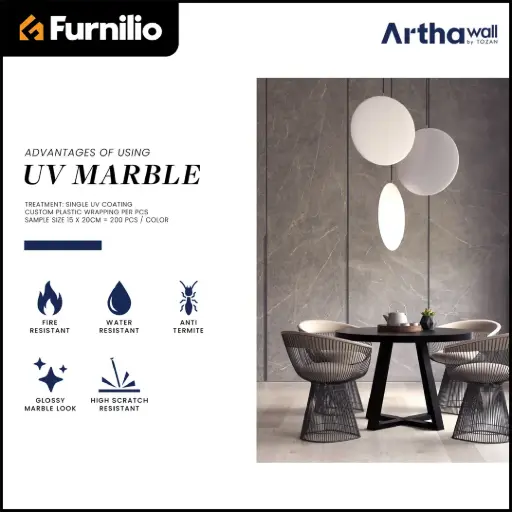 [UVM-3997] Artha UV Marble 3mm