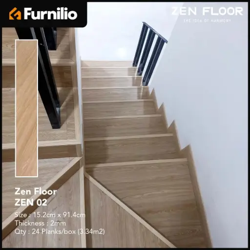 [VIN2-4000] Vinyl Zen Floor 2mm